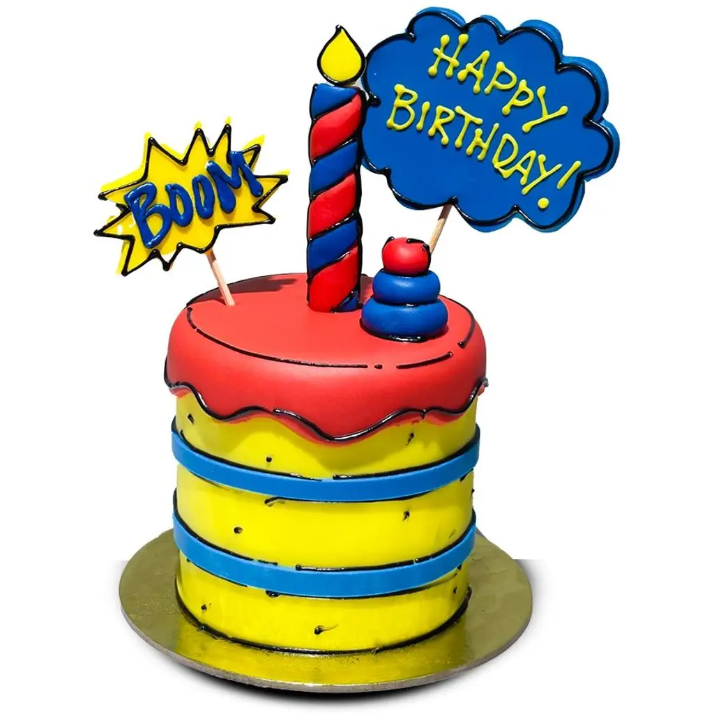Comic Cake Design 08